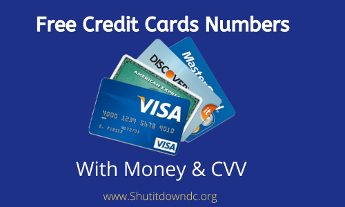 Credit Card Number And Cvv Code