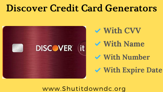 Discover Credit Card Generator