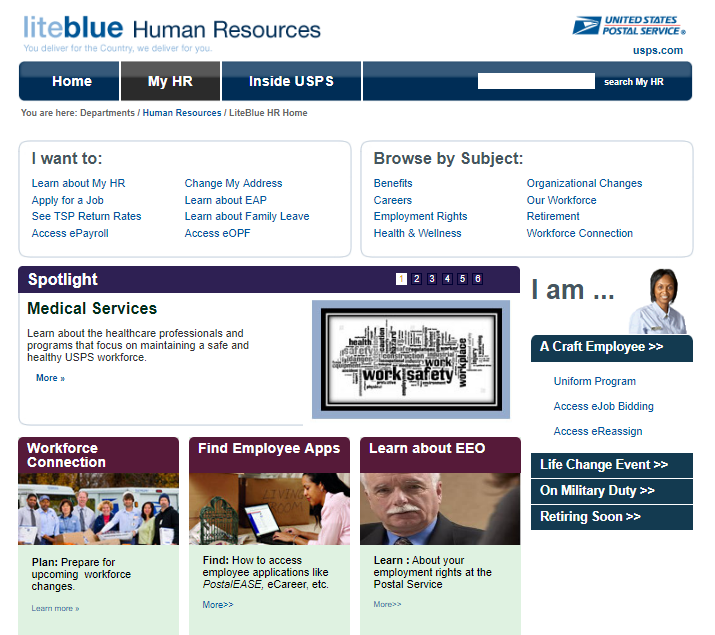 LiteBlue Human Resources