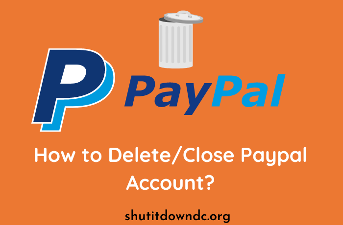 How to delete PayPal account