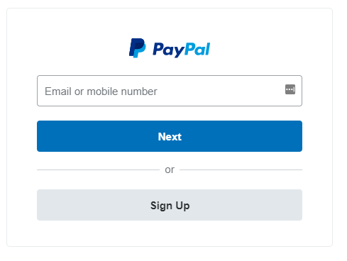 PayPal Login