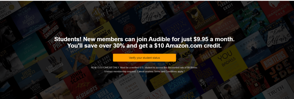 Audible Student Discount 2022 - Great Offers & Deals